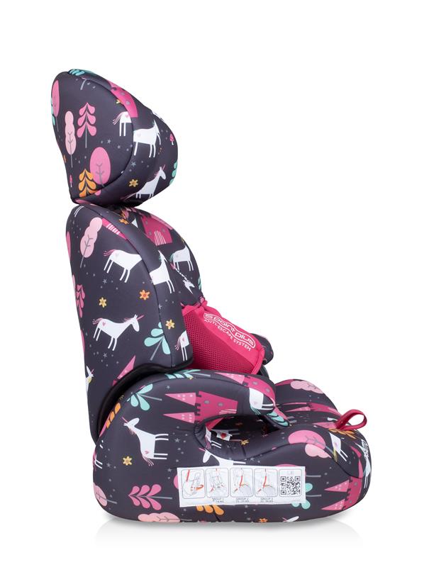 Cosatto - Zoomi Group 123 Anti-Escape Car Seat Unicorn Land (7975003979810)