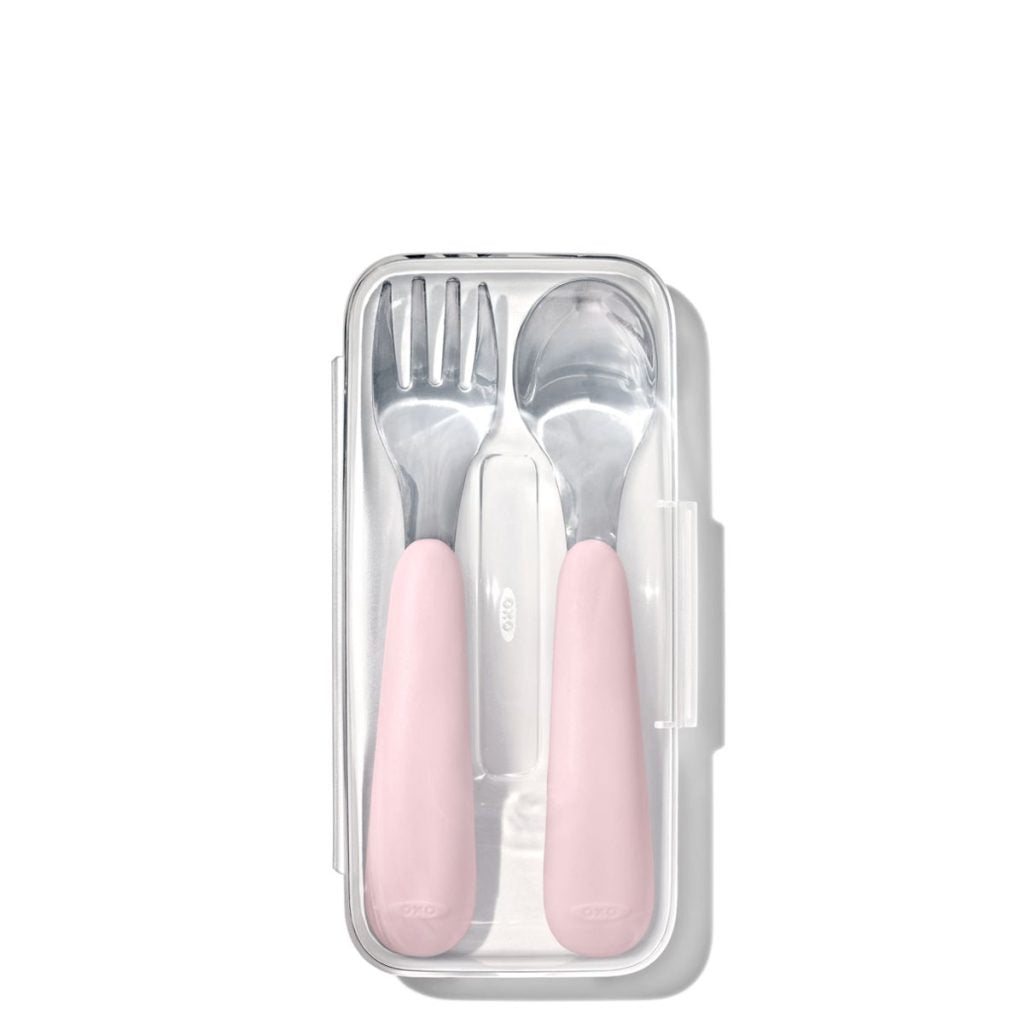 OXO Tot - OXO TOT OTG FORK AND SPOON - GRAY (7332209295394)