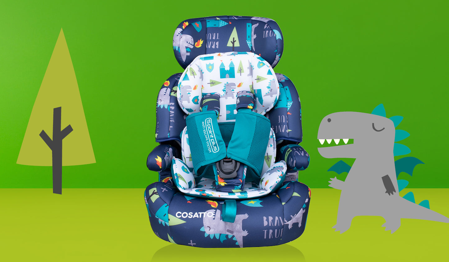 Cosatto - Zoomi Group 123 Anti-Escape Car Seat Dragon Kingdom (7975004667938)