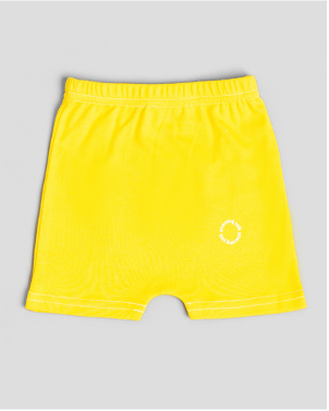 Yawning Yolk- Biker shorts in Organic cotton (7199146344482)