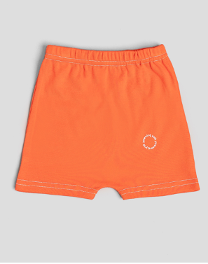 Yawning Yolk- Biker shorts in Organic cotton (7199146344482)