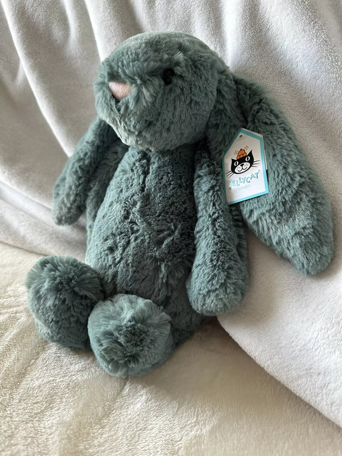 Momzilla X Jellycat Bashful Medium Bunny Forest NWT (7942602162210)
