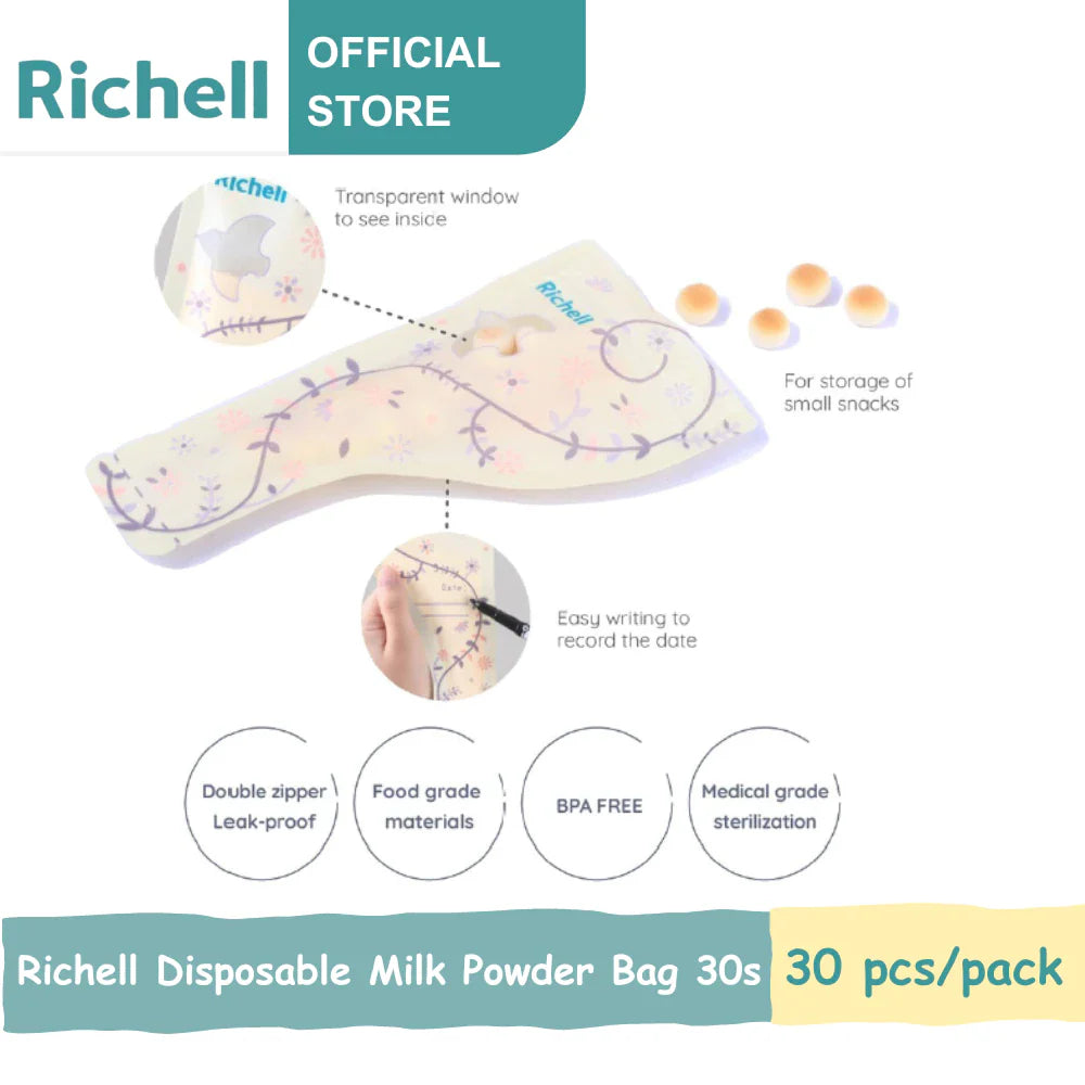 Richell Disposable Milk Powder Bag 30s (7967036014626)