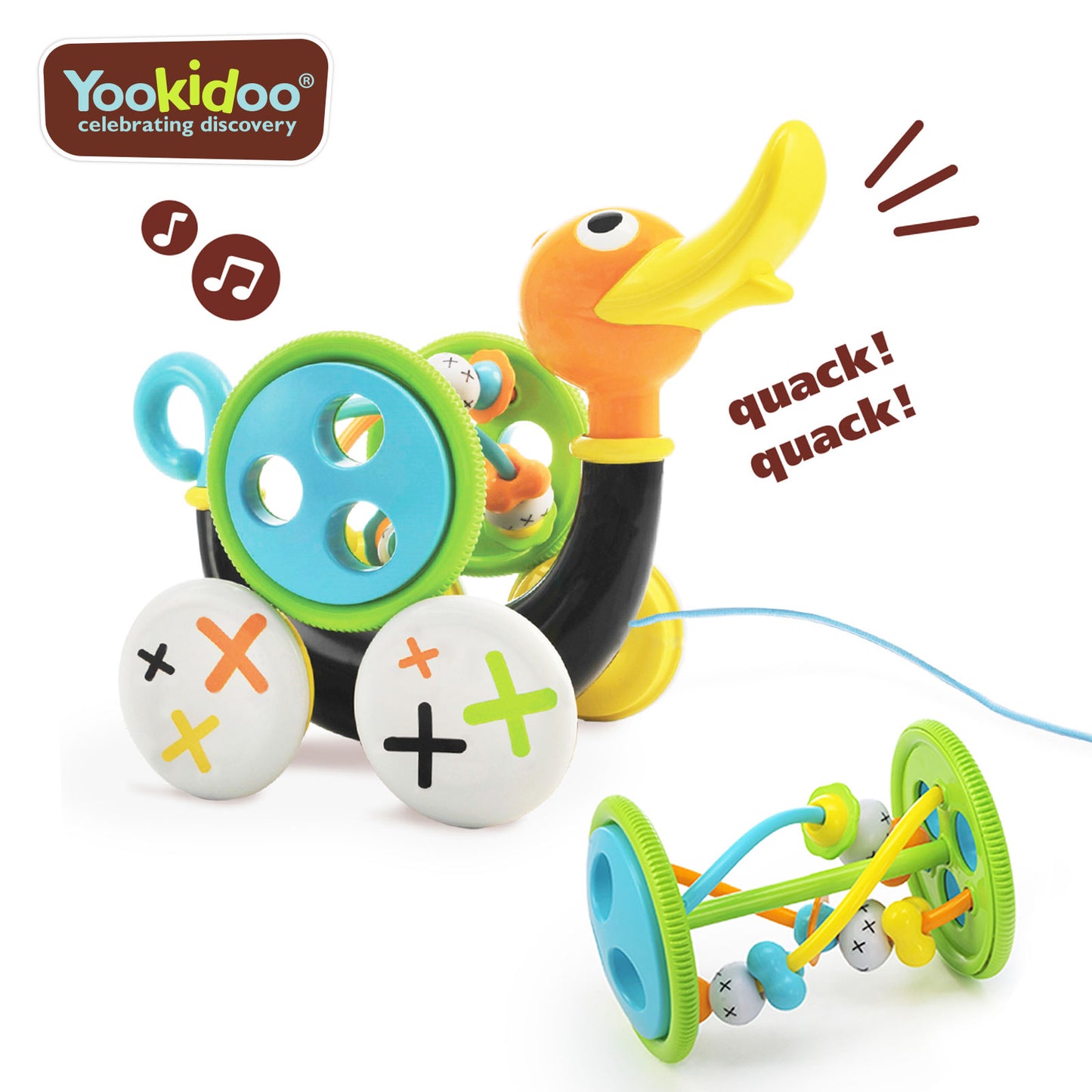Yookidoo - Pull Along Whistling Duck (6537696378914)