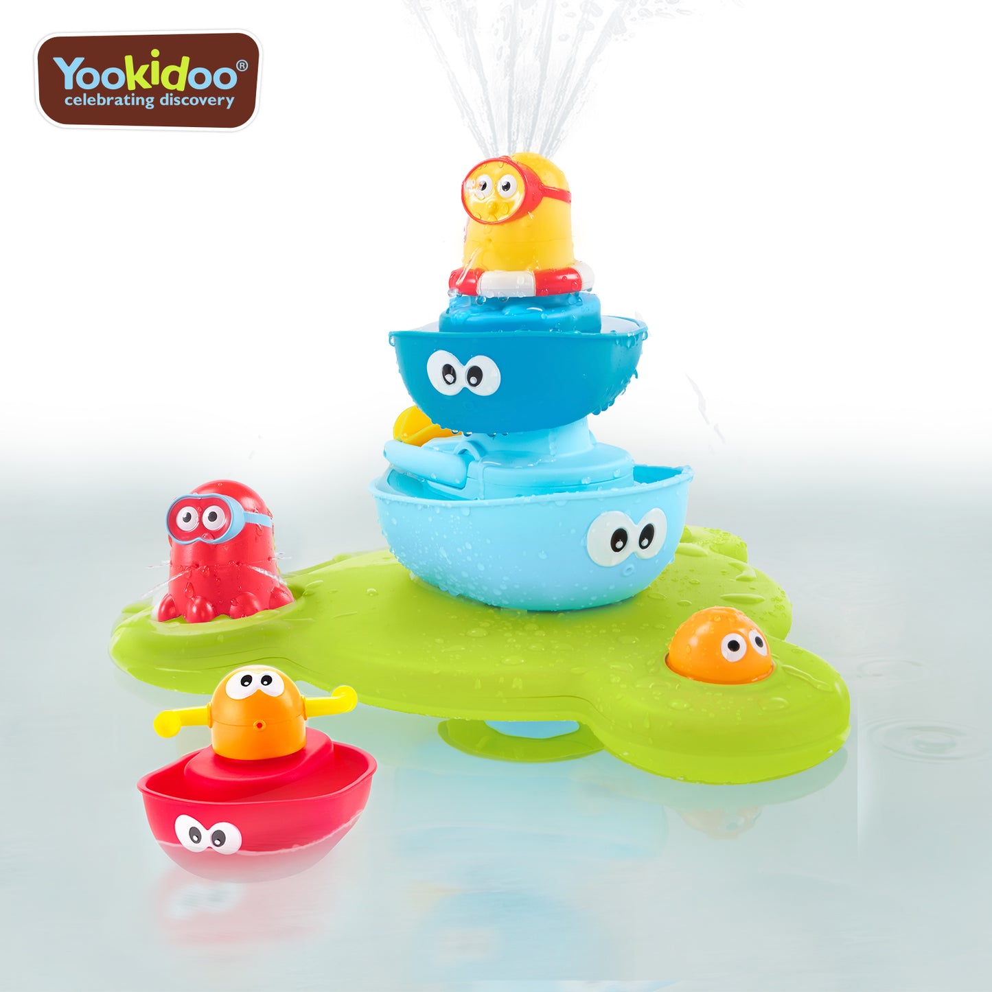 Yookidoo - Stack 'n' Spray Tub Fountain (6537696313378)