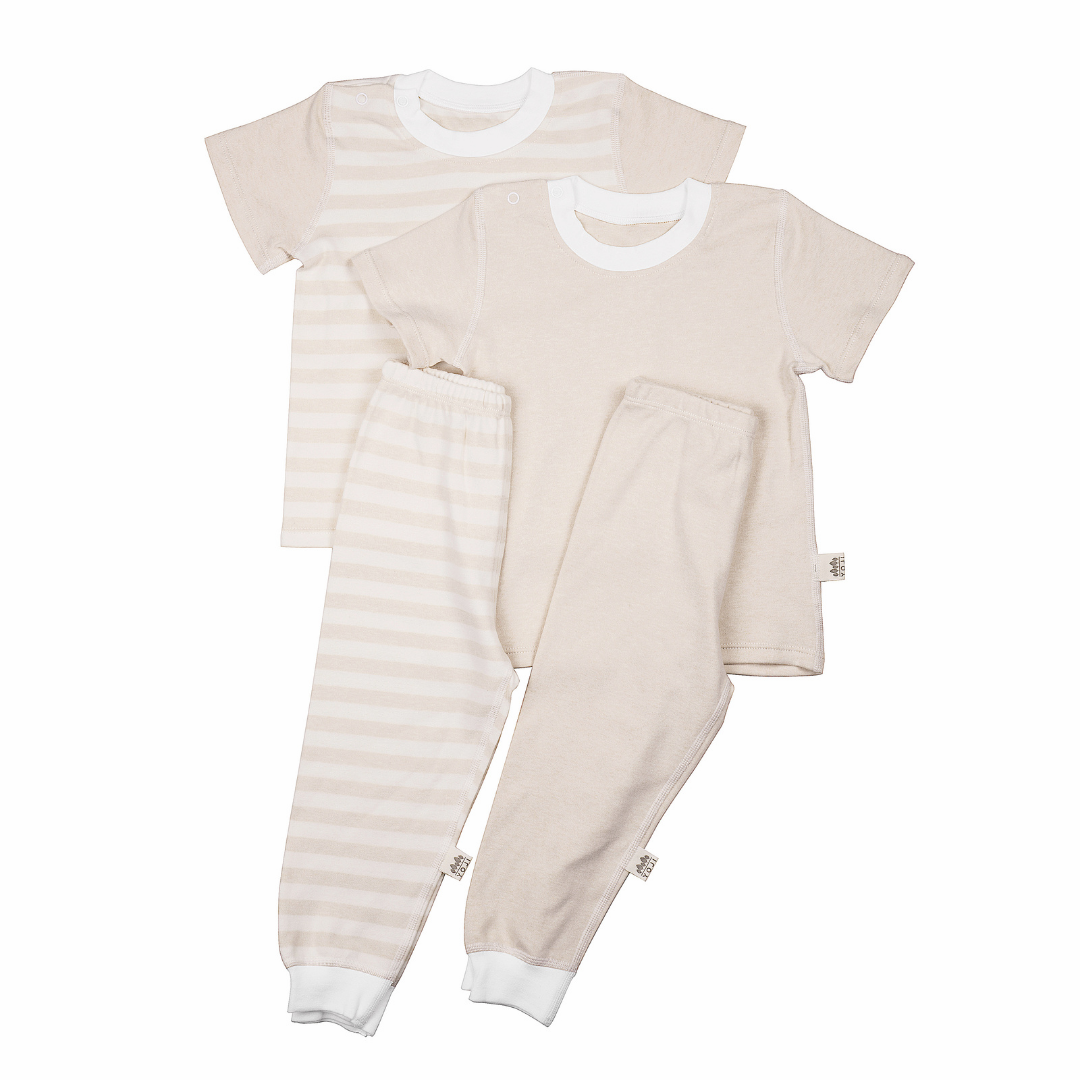 YOJI - Short Sleeved Shirt and Pajama Bundle (4506927366178)