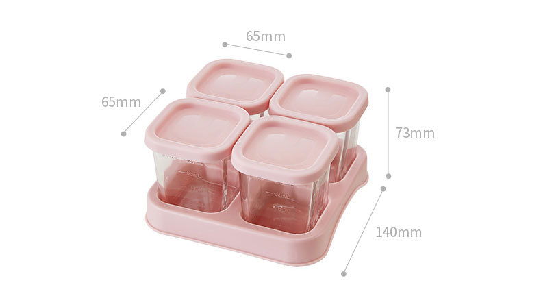 Hugo Happy Home - Kub freezer safe food glass container (4860818161698)