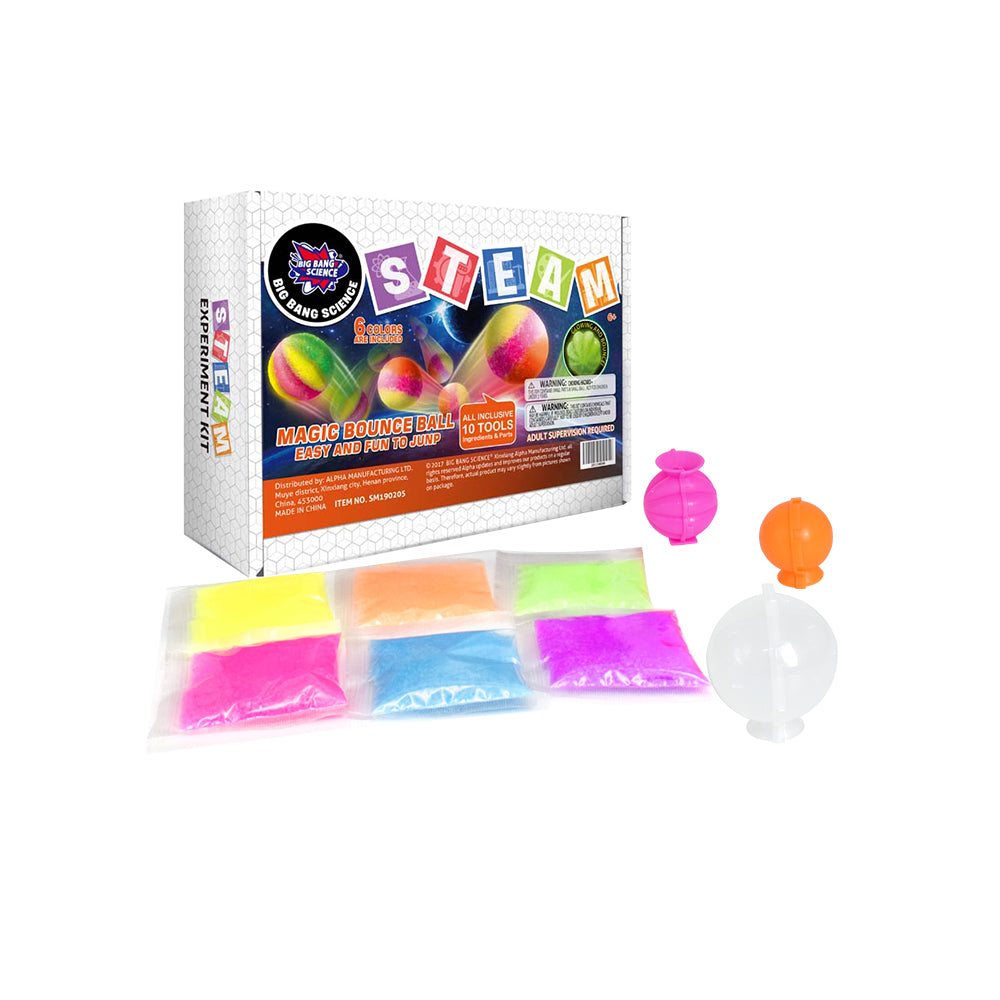 Hello Happy Nina - Big Bang Science STEAM Experiment Kit (Magic Bounce Ball) (4828421292066)