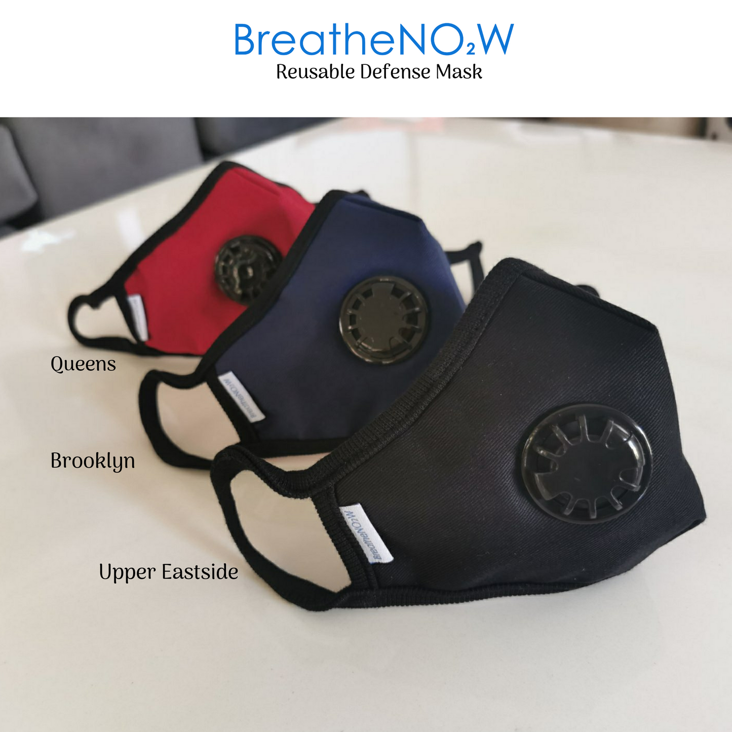 BreatheNOW - Adults washable 5ply Face Mask (4564206190626)