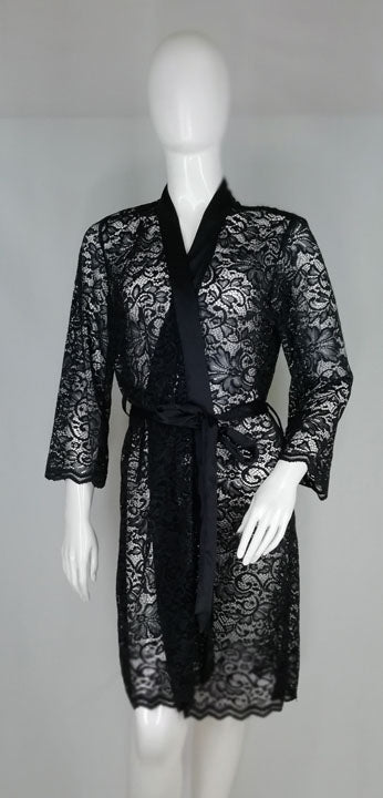 SleepyHead - Maxine Lace Kimono Robe (4549469110306)