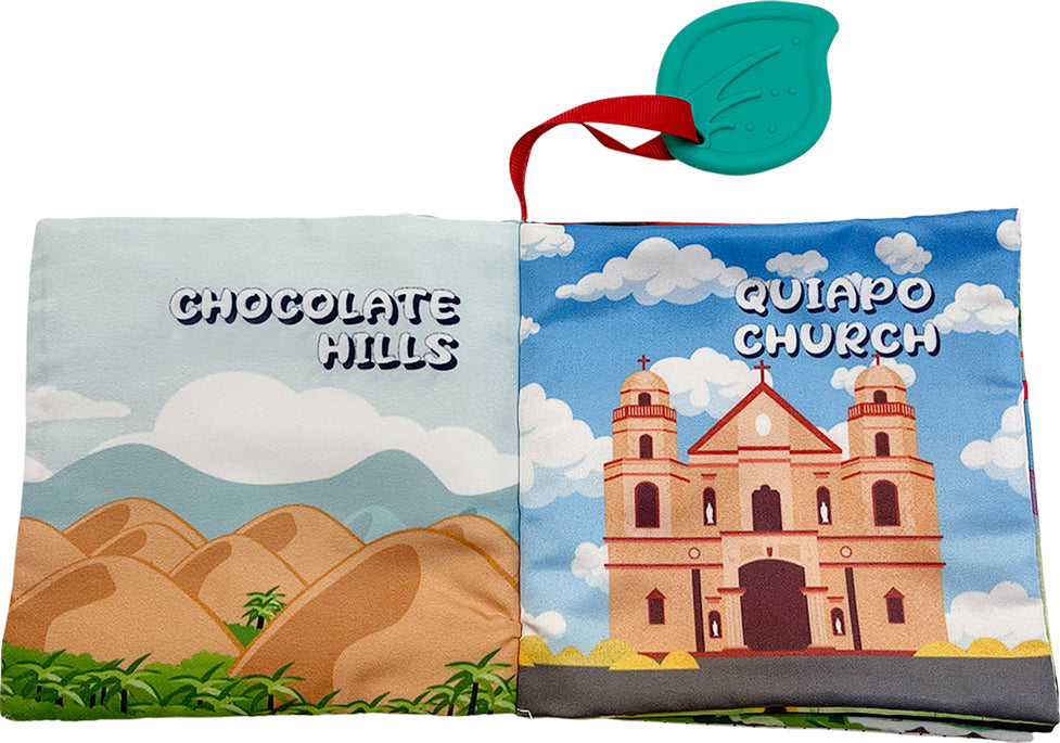 Infantway - Huggabooks Travel Cloth Book With Teether (Places In The Philippines) (6801764253730)
