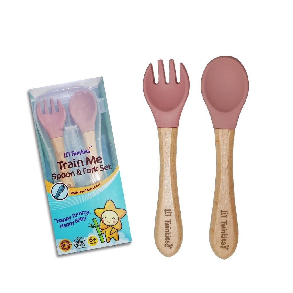 Li'l Twinkies - Train Me™ Spoon and Fork Set (4563397705762)