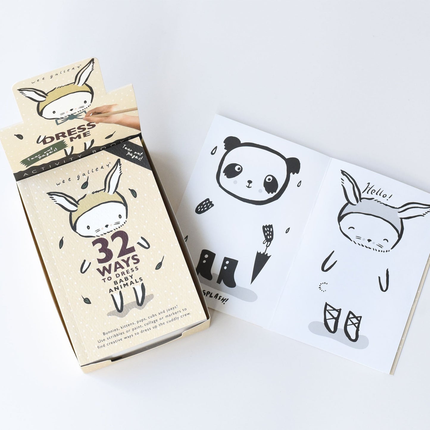 Mommykins PH - Wee Gallery 32 Ways to Dress Activity Book (4853320351778)