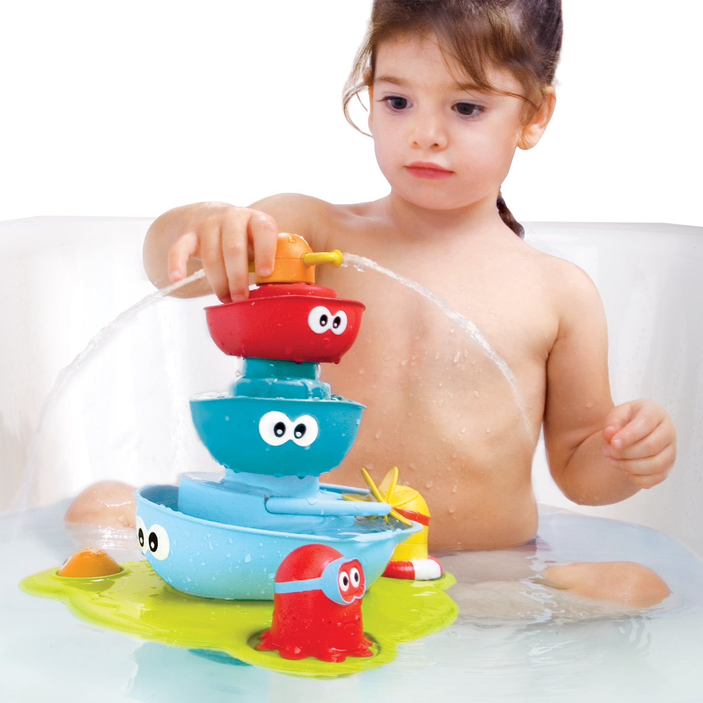 Yookidoo - Stack 'n' Spray Tub Fountain (6537696313378)