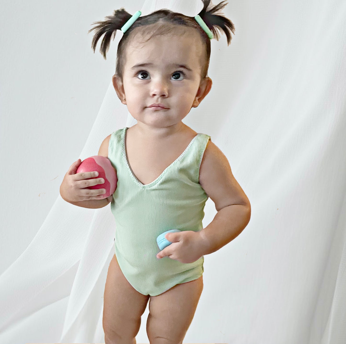 Flutterling - Reversible Girls' Swimsuit (7056520249378)