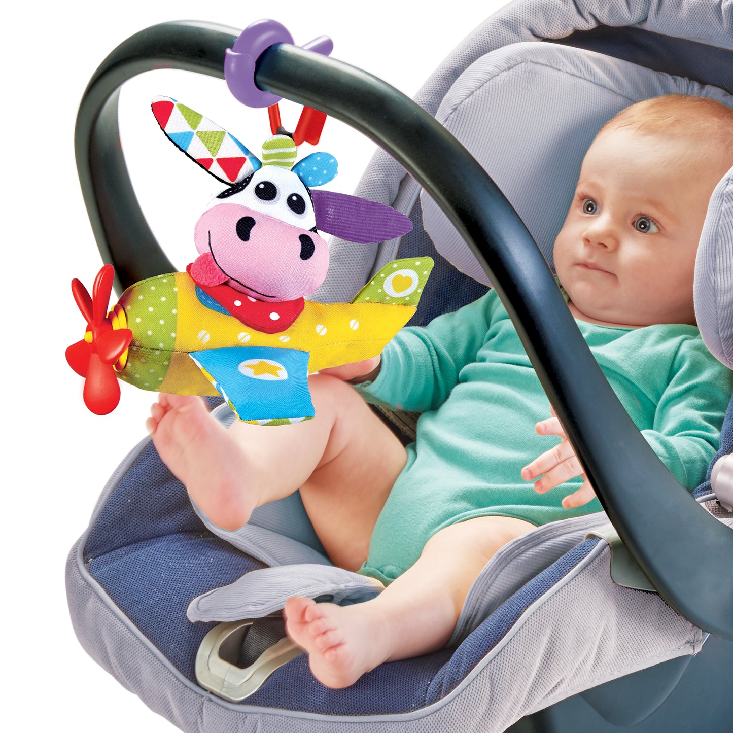 Yookidoo - Tap 'N' Play Musical Plane Cow (6537696739362)