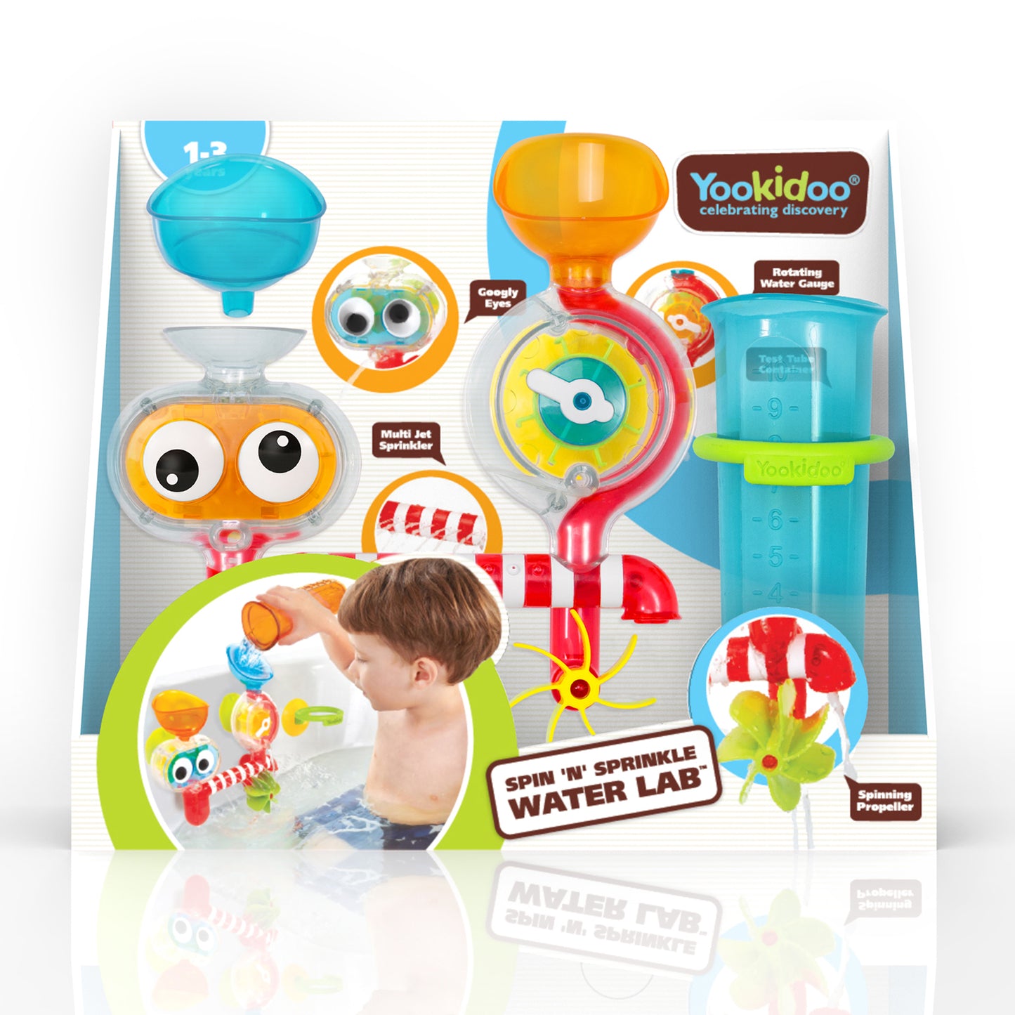 Yookidoo - Spin 'N' Sprinkle Water Lab (Transparent) (6537696215074)