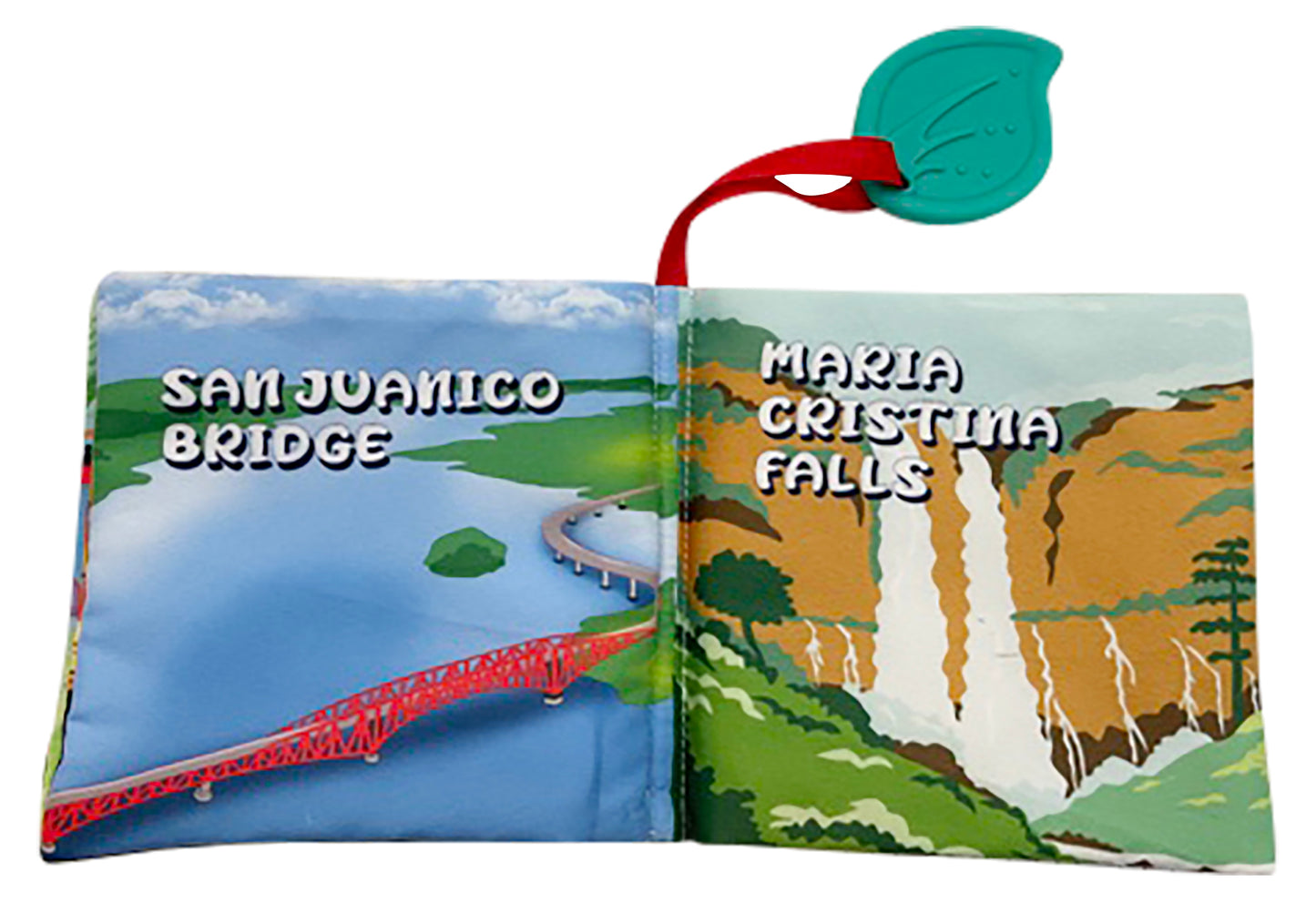 Infantway - Huggabooks Travel Cloth Book With Teether (Places In The Philippines) (6801764253730)