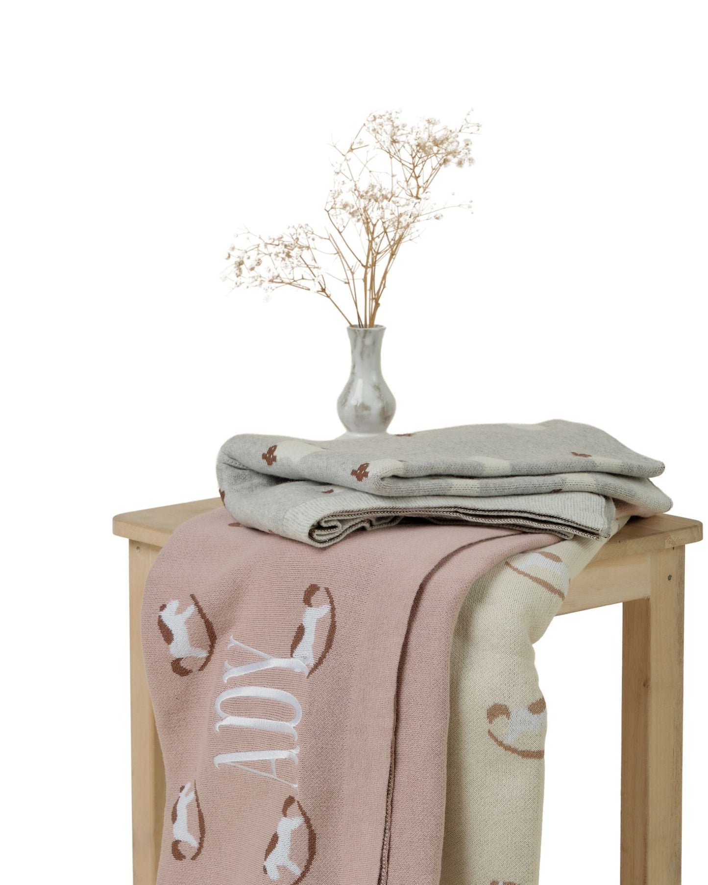 Sanggol Store - Classic Knitted Animal Blankets (7019409768482)