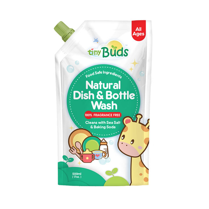 Tiny Buds - Natural Dish and Bottle Wash Fragrance-Free (4517439406114)
