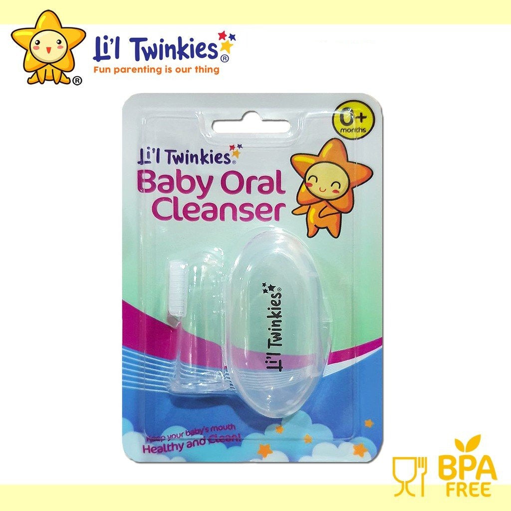 Li'l Twinkies - Baby Oral Cleanser Silicone Toothbrush / Soother (6544023126050)