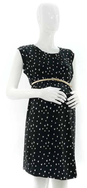 Mommy Plus - Paige Nursing Dress With Braided Belt (4549454954530)