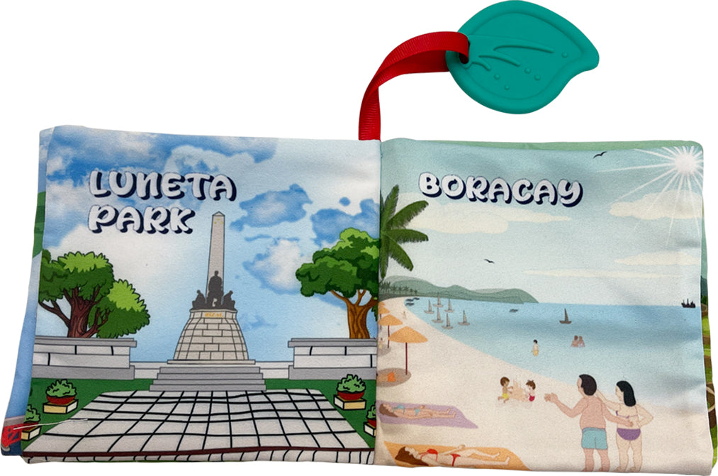 Infantway - Huggabooks Travel Cloth Book With Teether (Places In The Philippines) (6801764253730)
