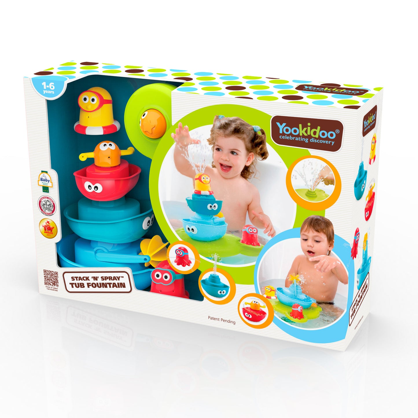 Yookidoo - Stack 'n' Spray Tub Fountain (6537696313378)