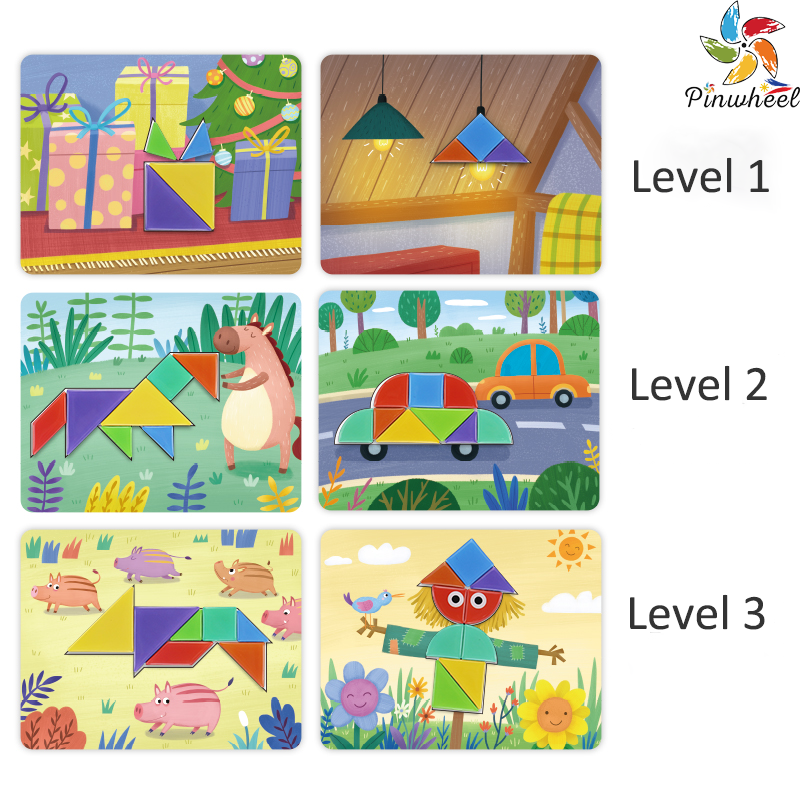 Pinwheel - Magical Tangram (6566663192610)