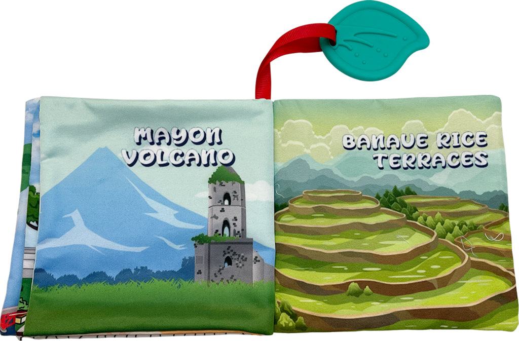 Infantway - Huggabooks Travel Cloth Book With Teether (Places In The Philippines) (6801764253730)