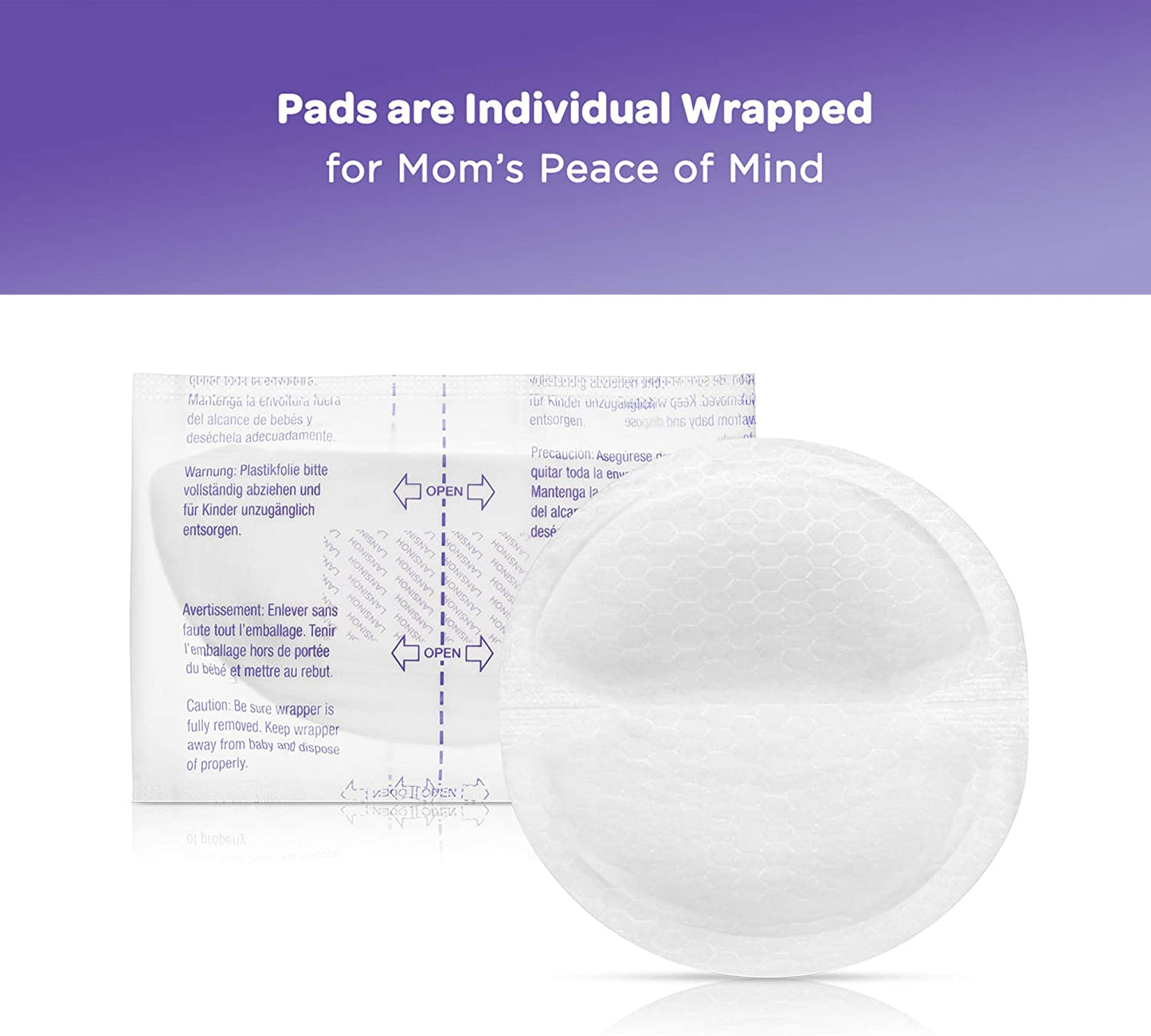 Kids Unlimited - Lansinoh Stay Dry Disposable Nursing Pads (60 Pads) (4818822430754)