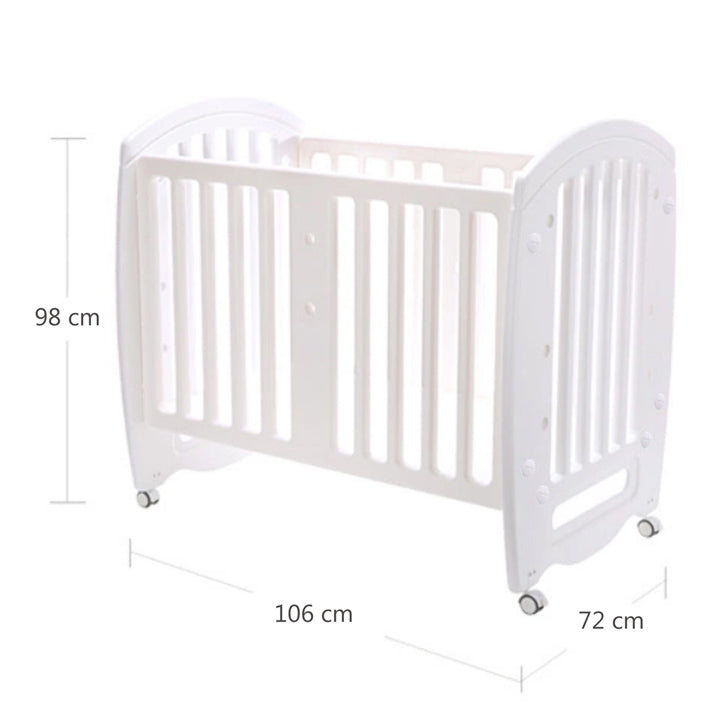 Cuddlebug - Ashley 2 in 1 Mini Crib (4549524652066)