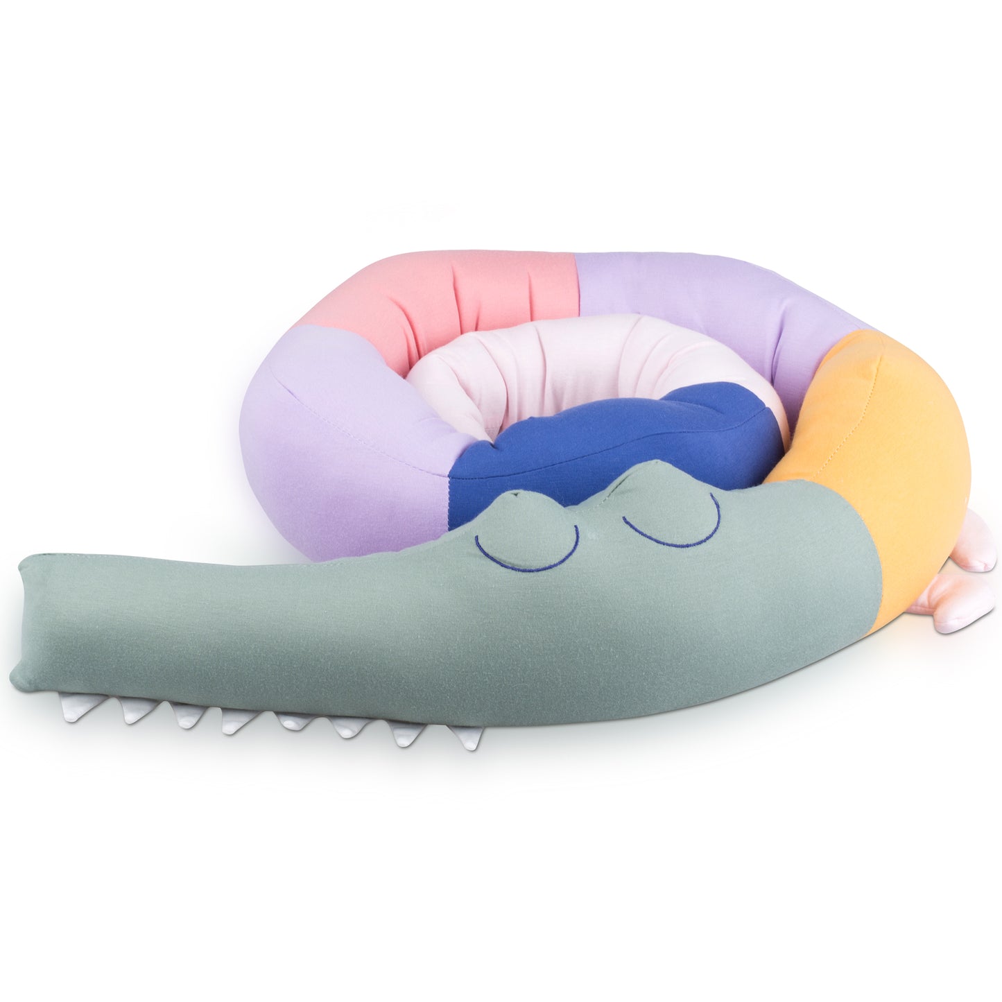 Baboo Basix - Alligator Crib Bumper Pillow (6541103235106)