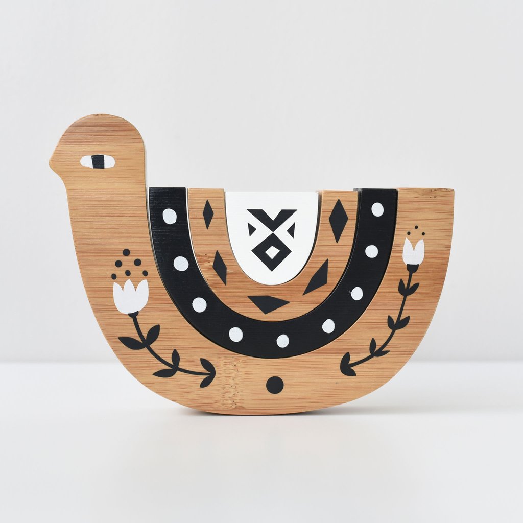 Mommykins PH - Wee Gallery Bamboo Nesting Toys (4853322547234)
