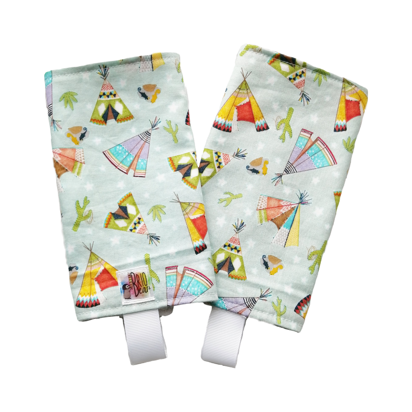 BrioBear - Carrier Strap Drool Pads (4814903181346)