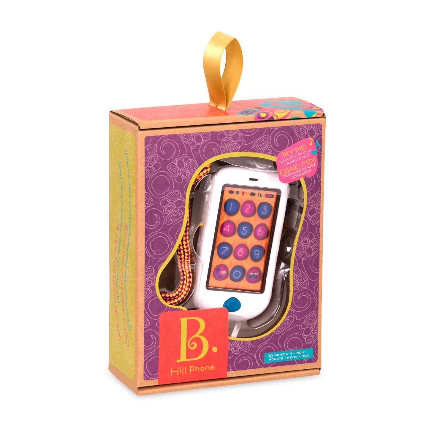B. Toys Touch Screen Hiphone - Pearl White (6676185186338)