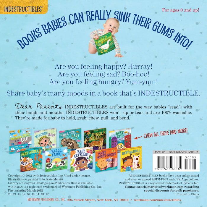 Indestructibles - Chew-proof Rip-proof Nontoxic 100% Washable Books (7072240238626)