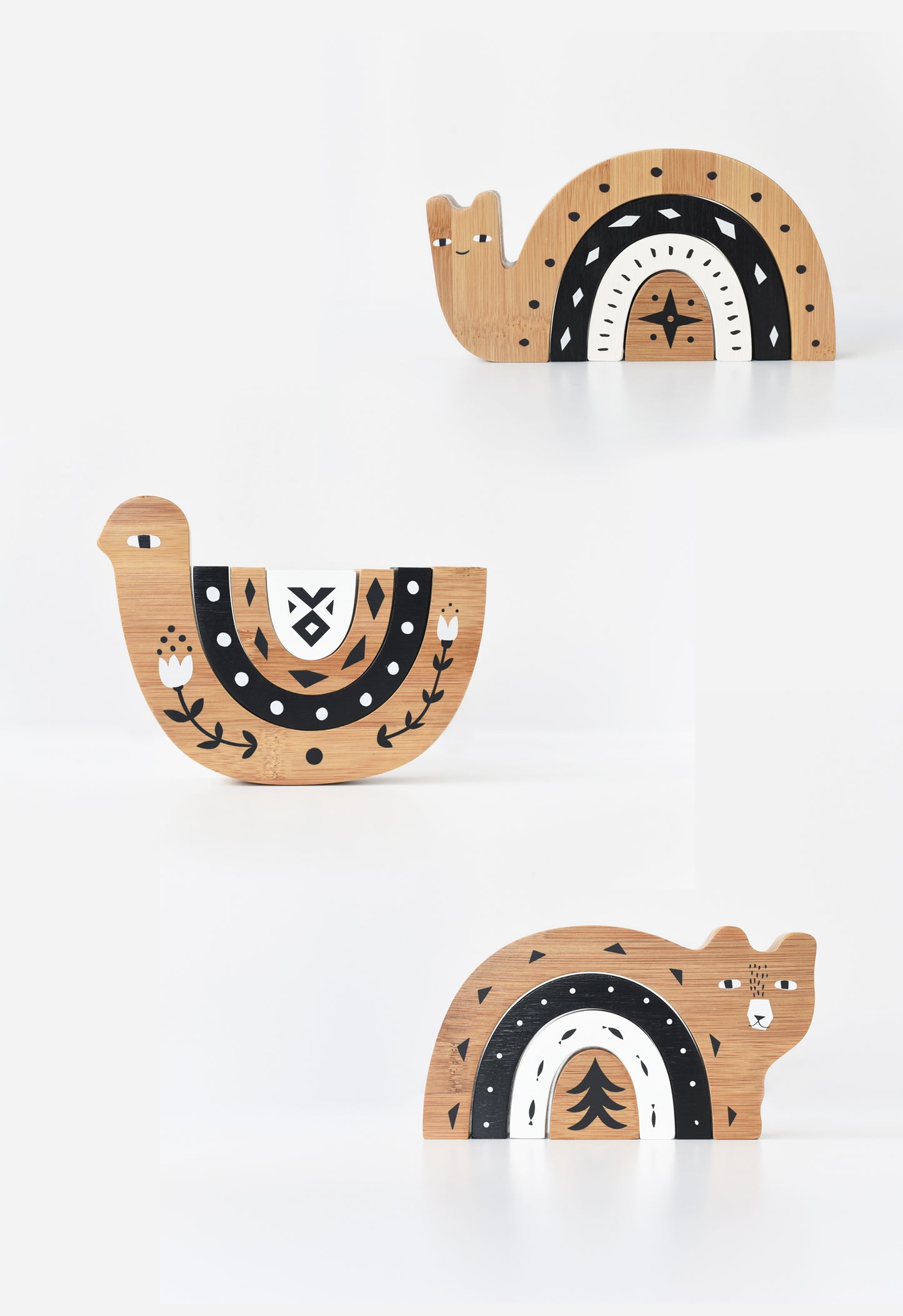 Mommykins PH - Wee Gallery Bamboo Nesting Toys (4853322547234)
