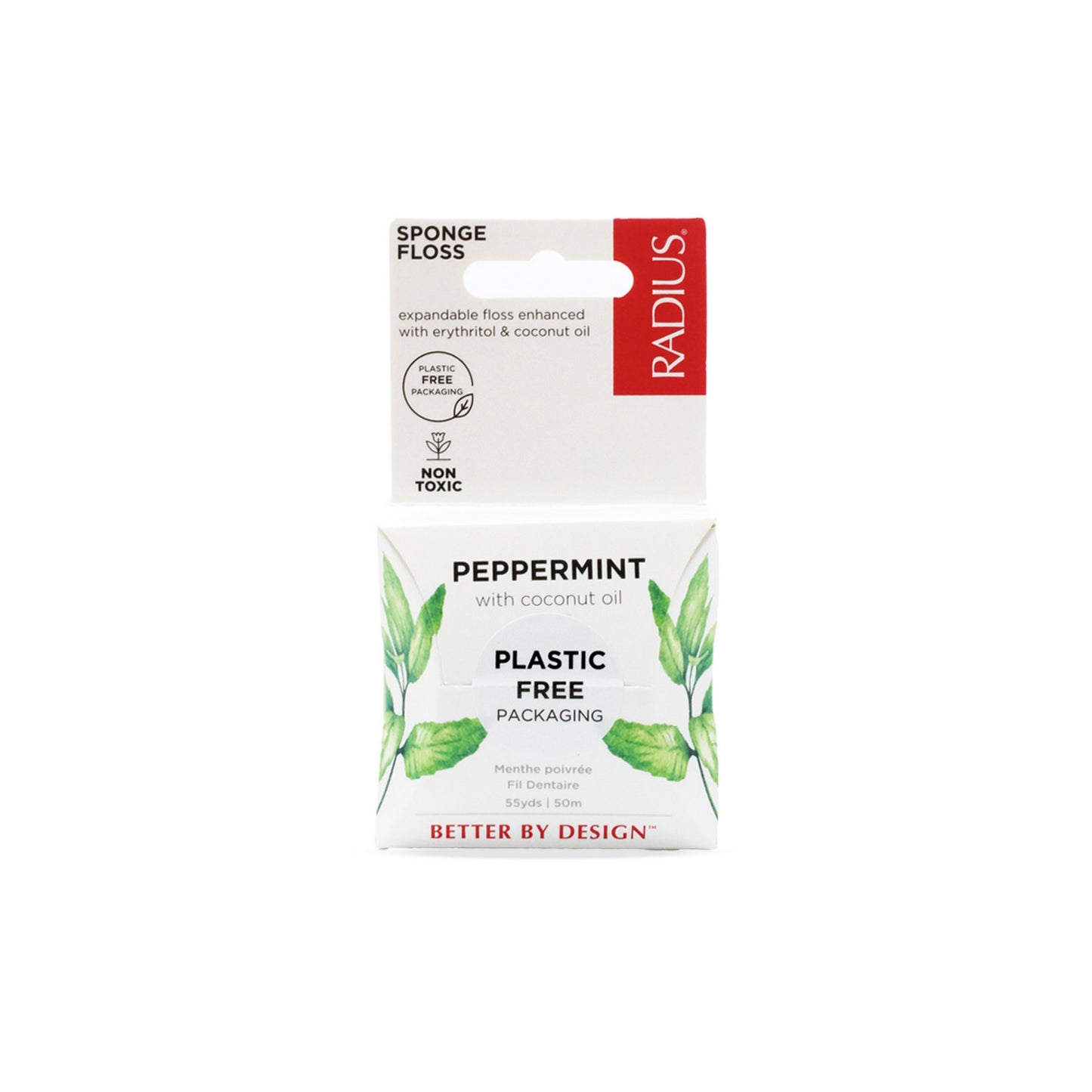 Radius - Vegan Sponge Floss UDSA Organic 55 yds (6937565724706)