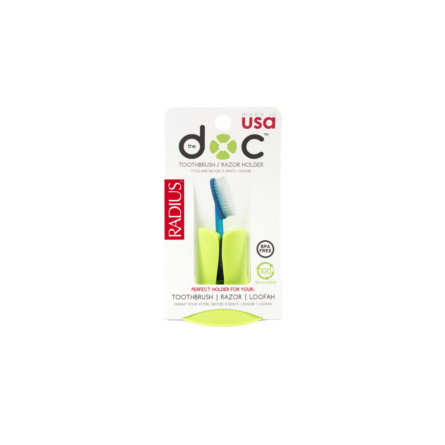 Radius - The Doc - Toothbrush/ Razor Holder (6937571098658)
