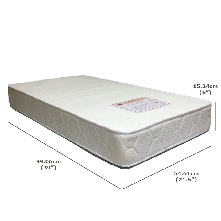 Cuddlebug - Cool Comfort Crib Mattress 21.5" x 39" x 6" (4549523505186)