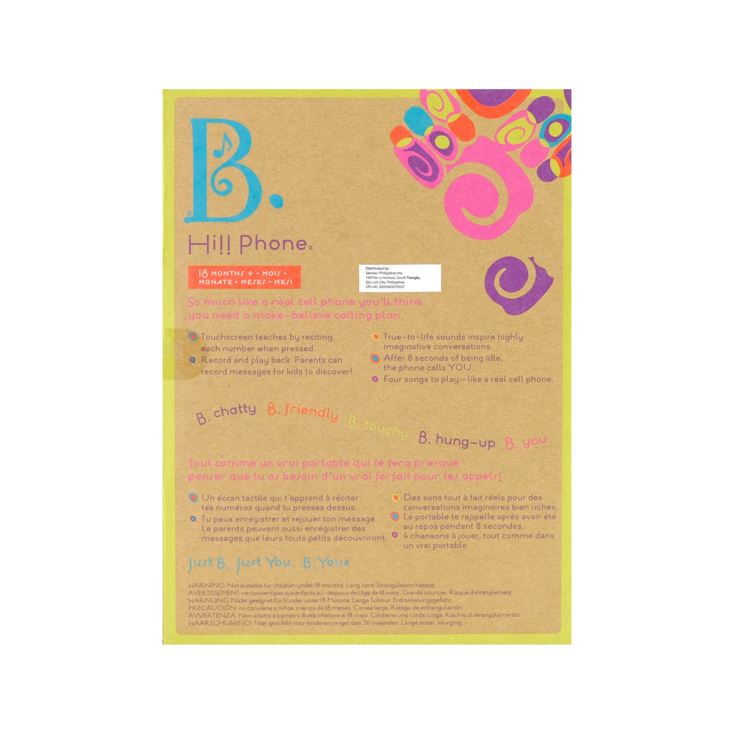 B. Toys - HiPhone (Metallic Rose Gold) (4539061076002)