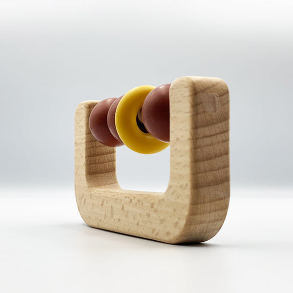 Hugo Happy Home - Abbot Beech Wood and Silicone Teether (4860818063394)