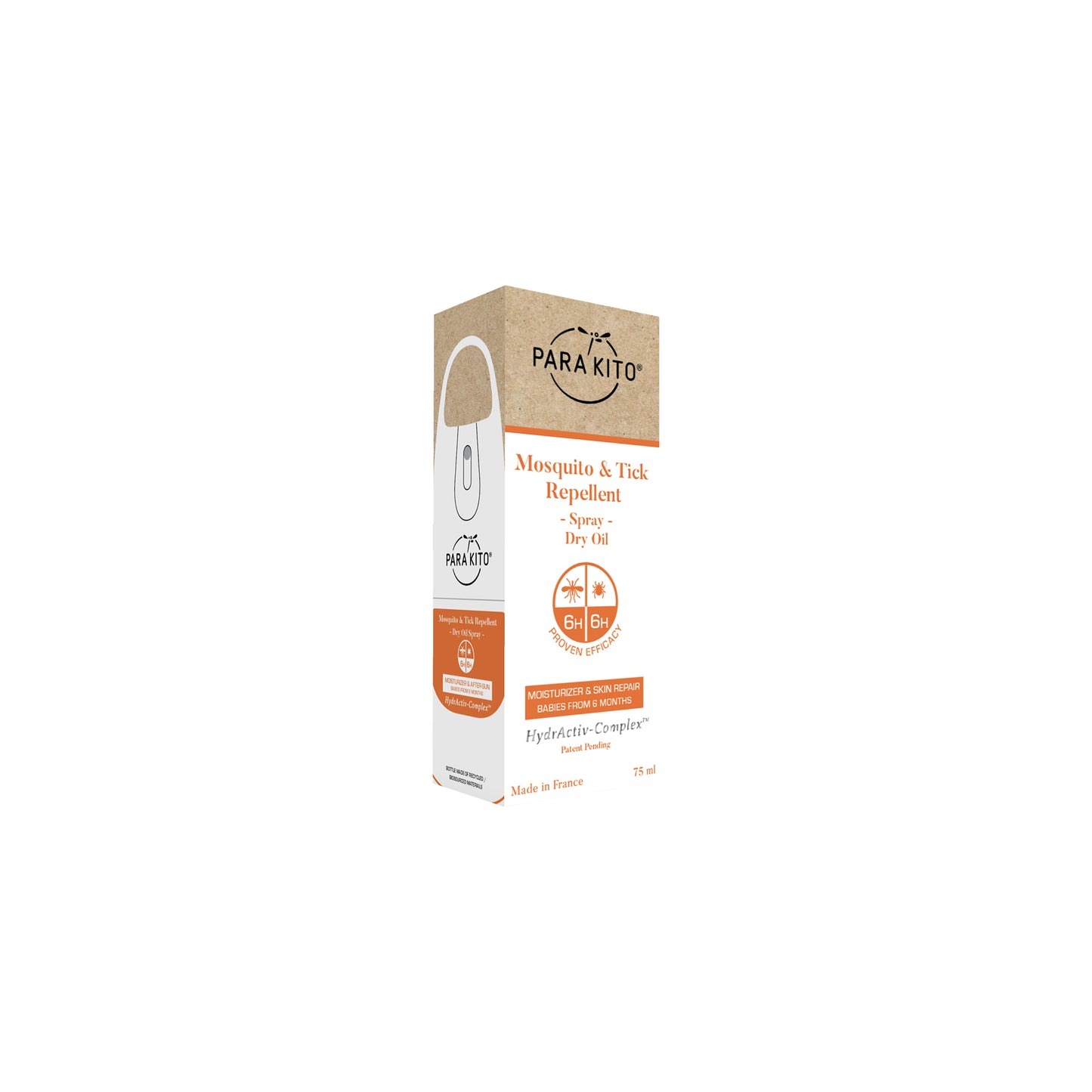 Para'Kito - Mosq. & Tick Rep Dry Oil Spray Water Resistant, Moisturizer & After Sun (6799392243746)