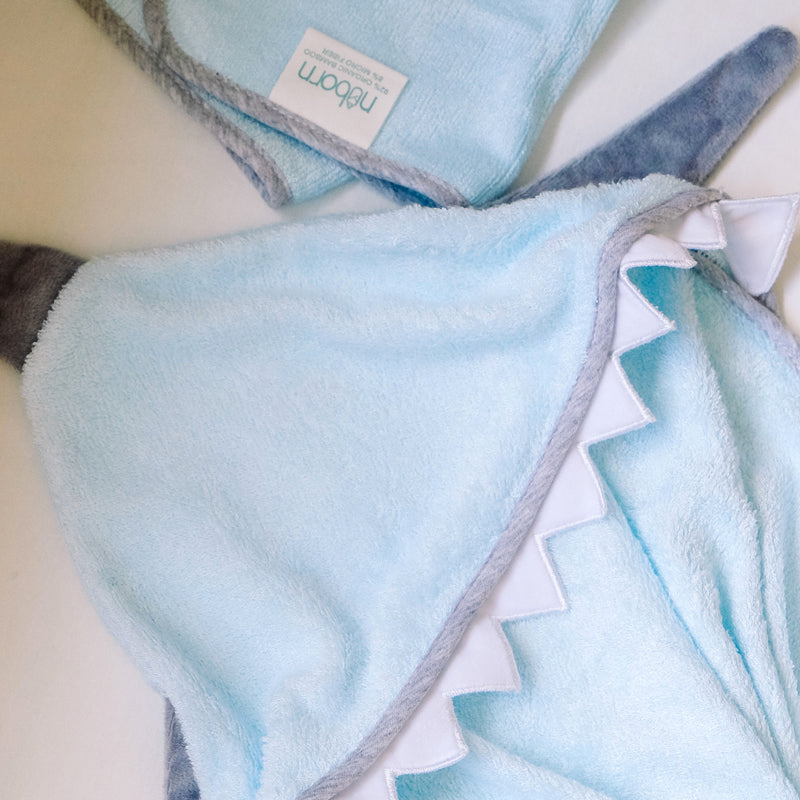 Nuborn - Bamboo Hooded Towel & Washcloth Set (4601615515682)