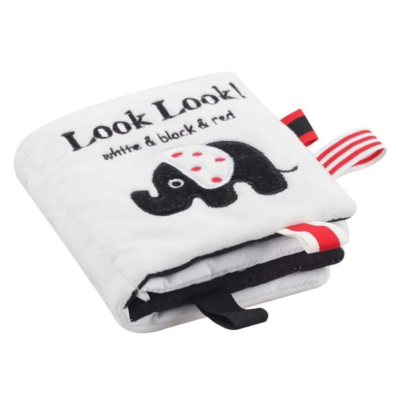 Infantway - Huggabooks Visual Training Felt Cloth Book (4860835758114)