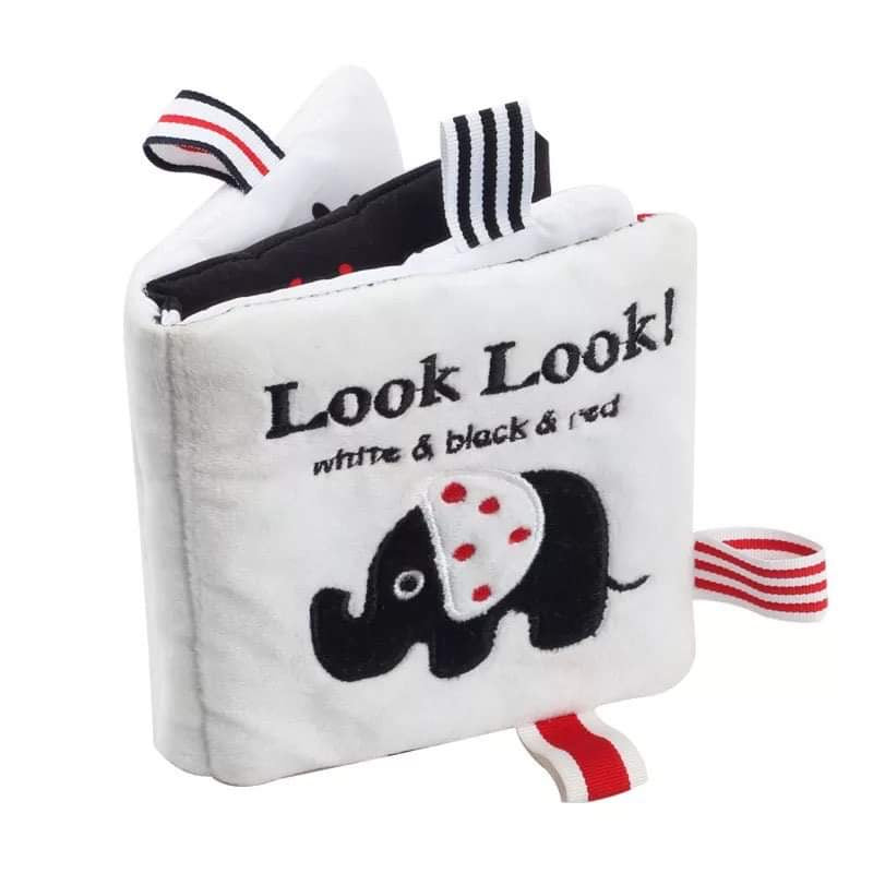 Infantway - Huggabooks Visual Training Felt Cloth Book (4860835758114)
