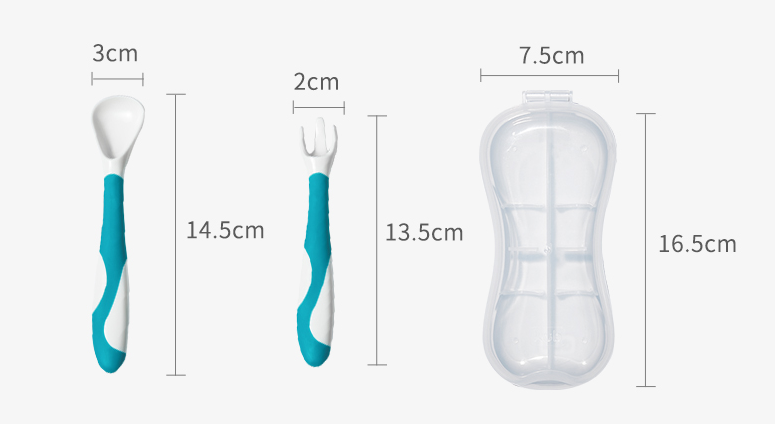 Baboo Basix - KUB Training Spoon & Fork Set (6541103595554)