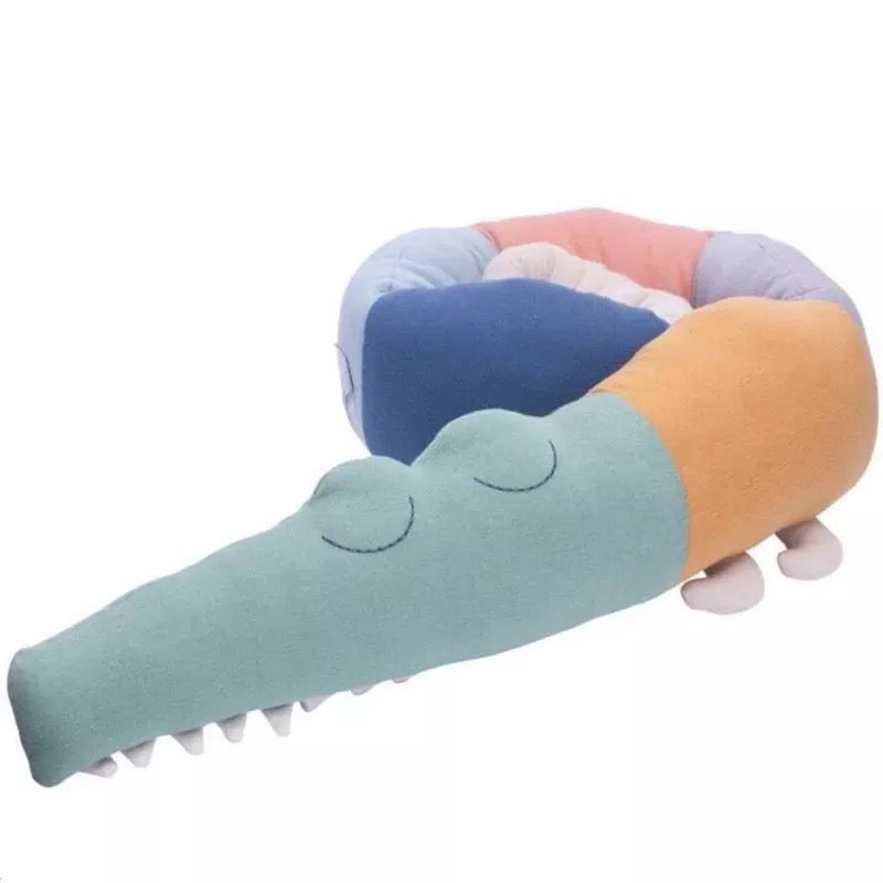Baboo Basix - Alligator Crib Bumper Pillow (6541103235106)