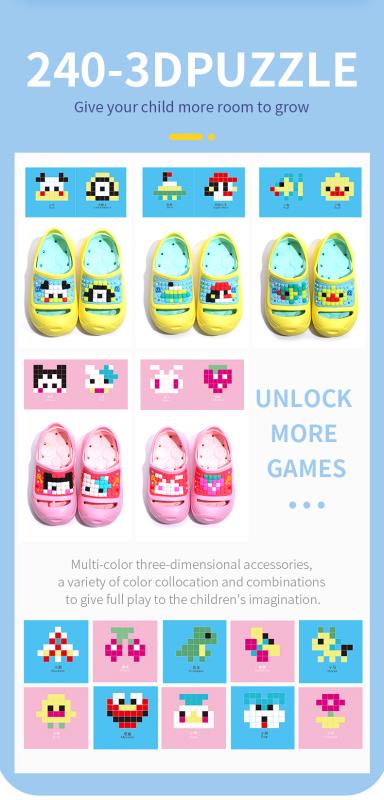 Kids Art Slippers - Kids’ DIY Puzzle Sandals (6790357418018)